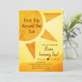 Eerste reis rond de zondag van de goudzondag van d kaart (Staand voorkant)