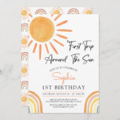 Eerste reis rond de zondag van de regenboog van Bo Kaart (Voorkant / Achterkant)