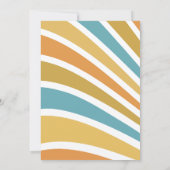 Eerste reis rond de zondag van de zon van de zon v kaart (Achterkant)