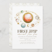 Eerste reis rond de zonneplaneten 1e verjaardag kaart (Voorkant / Achterkant)