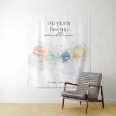 Eerste reis rond de zonneruimte, 1e verjaardag wandkleed (In situ)