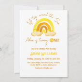 Eerste reis rond de zonregenboogdag kaart (Voorkant)