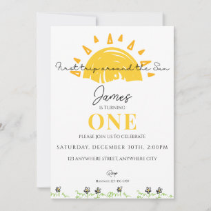 Eerste reis rond de zonsonderste verjaardag van de kaart