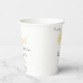 Eerste reis rond de zonsopgang 1e verjaardag papieren bekers (Rechts)