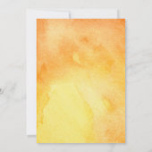 Eerste reis rond de zonuitnodiging kaart (Achterkant)