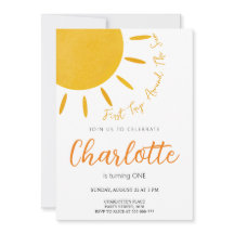 Eerste reis rond de zonuitnodiging