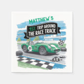 Eerste reis rond het circuit Verjaardag Servet (Voorkant)