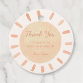 Eerste reis rond het Label van de zonpartij (Voorkant)