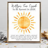 Eerste reis rond het Sun Time Capsule-spel Poster