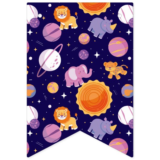 Eerste reis rond het zondag-verjaardagsfeest vlaggetjes (Eerste vlag)