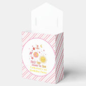 Eerste reis rond het Zonnemeisje 1e. verjaardagsfe Bedankdoosjes (Geopend)