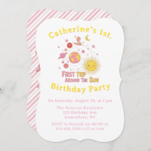 Eerste reis rond het Zonnemeisje 1e. verjaardagsfe