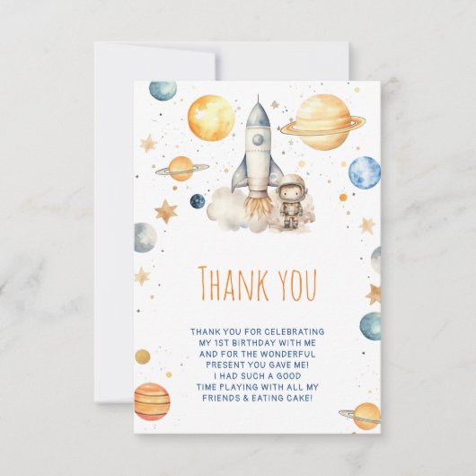 Eerste reis rond Sun Boys 1e verjaardag dank u Kaart (Voorkant)