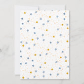 Eerste reis rond zon 1e verjaardag bedankje kaart (Achterkant)