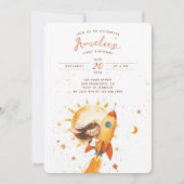 Eerste reis rond Zon Verjaardag Kosmisch Avontuur Kaart (Achterkant)