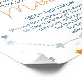 Eerste reis rond Zon Verjaardag Tijd Capsule teken Foto Afdruk (Hoek)