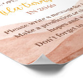 Eerste reis rond Zon Verjaardag Tijd Capsule teken Poster (Hoek)