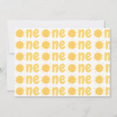 eerste reis rondom de zonfoto Uitnodiging (Achterkant)