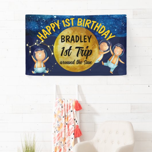 Eerste reis rondom de zonsopgang van het eerste ve spandoek (Insitu)