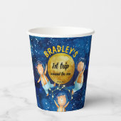 Eerste reis rondom zondag verjaardagsfeestje, aang papieren bekers (Achterkant)