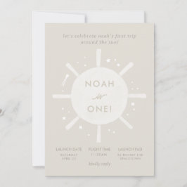 ‘Eerste reis’ Sun Stars Space 1e verjaardag Kaart