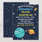 Eerste reis van de eerste verjaardag van de ruimte (Voorkant / Achterkant)