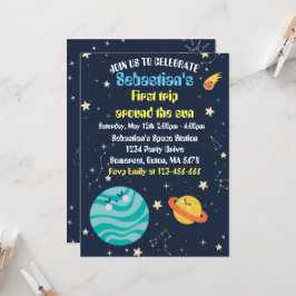 Eerste reis van de eerste verjaardag van de ruimte