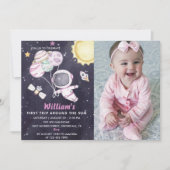 Eerste reis van de eerste verjaardag van de ruimte kaart (Voorkant)