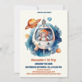 Eerste reis van de eerste verjaardag van de ruimte kaart (Voorkant)