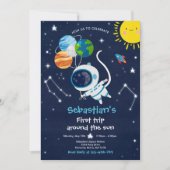 Eerste reis van de eerste verjaardag van de ruimte kaart (Voorkant)