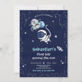 Eerste reis van de eerste verjaardag van de ruimte kaart (Voorkant)