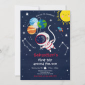 Eerste reis van de eerste verjaardag van de ruimte kaart (Voorkant)