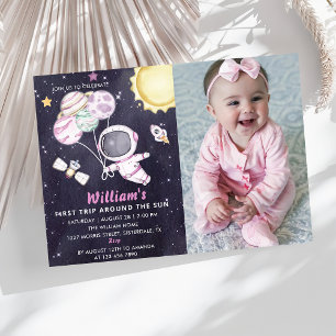 Eerste reis van de eerste verjaardag van de ruimte kaart