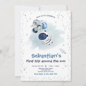 Eerste reis van de eerste verjaardag van de ruimte kaart (Voorkant)