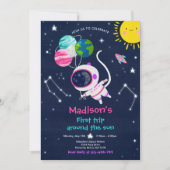 Eerste reis van de eerste verjaardag van de ruimte kaart (Voorkant)