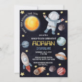 Eerste reis van de eerste verjaardag van de ruimte kaart (Voorkant)