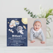 Eerste reis van de eerste verjaardag van de ruimte kaart (Staand voorkant)