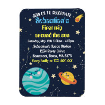 Eerste reis van de eerste verjaardag van de ruimte