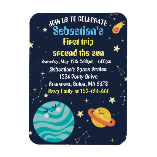 Eerste reis van de eerste verjaardag van de ruimte magneet (Verticaal)