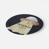 Eerste reis van de eerste verjaardag van de ruimte papieren bordje (Gekanteld)