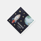 Eerste reis van de eerste verjaardag van de ruimte servet (Hoek)