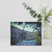 Eerste reservoir door de Motivatie bomen Briefkaart (Staand voorkant)