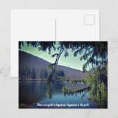 Eerste reservoir door de Motivatie bomen Briefkaart (Voorkant / Achterkant)