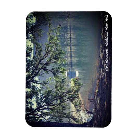 Eerste Reservoir in het Briefkaart van Rockland Magneet (Verticaal)