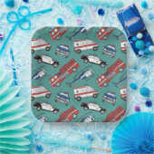 Eerste respondent medische noodverjaardag papieren bordje (Feest)