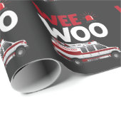 Eerste Responder Ambulance Car Aid voertuig Cadeaupapier (Rol Hoek)