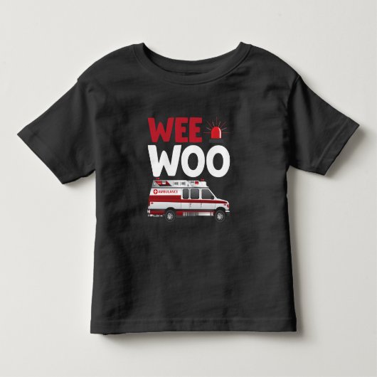 Eerste Responder Ambulance Car Aid voertuig Kinder Shirts (Voorkant)