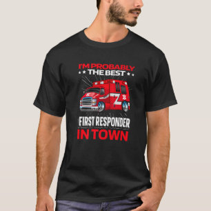 Eerste Responder Ambulance Ems Politie Emt Paramed T-shirt