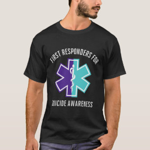 Eerste responders voor zelfmoordbewustzijn EMT Par T-shirt