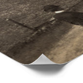 Eerste reuzenrad uitgevonden door George Ferris Poster (Hoek)